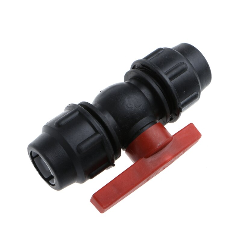 20/25/32mm Plastic Water Pipe Quick Valve Connector PE Tube Ball Valves Accessories