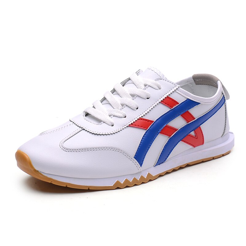 Golf Shoes for Men Breathable Sneakers Golf Sport Lace Up Non-Slip Athletic Outdoor Shoes Golf Footwear for Men: White Blue / 8