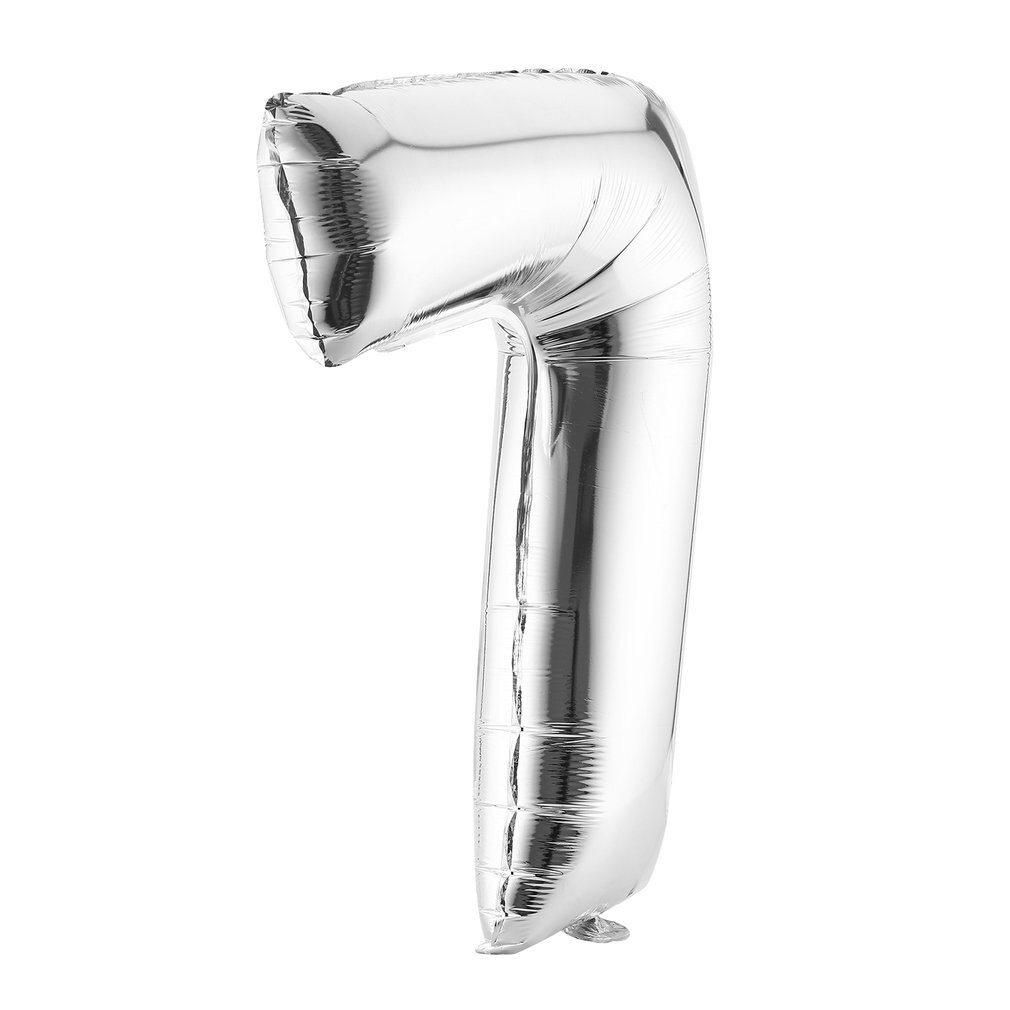 40 Inch Gold Silver Numbers Foil Balloon Digit Air Mylar Ballons Birthday Party Wedding Decoration Event Party Supplies