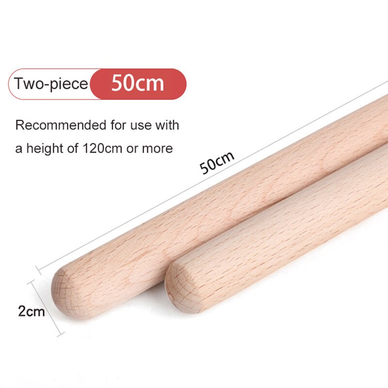 Yoga Sticks 2 Pieces of Indoor Sports Dancers Gymnasts Fitness Strapless Beautiful Back Durable Shaping Stretching Tools: 50cm