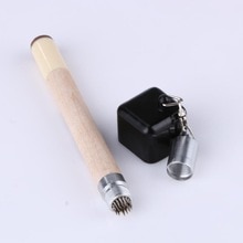 Praktische Neue 2 in 1 Halfter Pricker Warteschlange Spitze Vorbereitung Werkzeug Tasche Schwimmbad Billard Kreide Tisch Griff Snooker Billard Zubehör