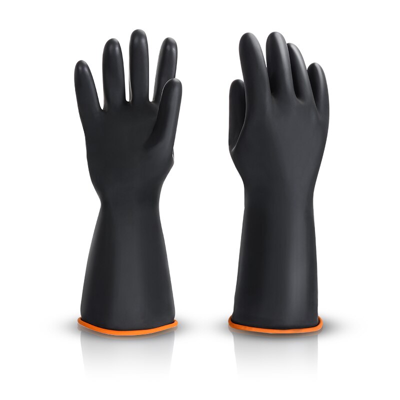 Chemische Slip Handschoenen, Oversize Househould Schoonmaken Industriële Latex Handschoenen Weerstaan Zuur Zware Handschoenen Voor Landbouw Werk