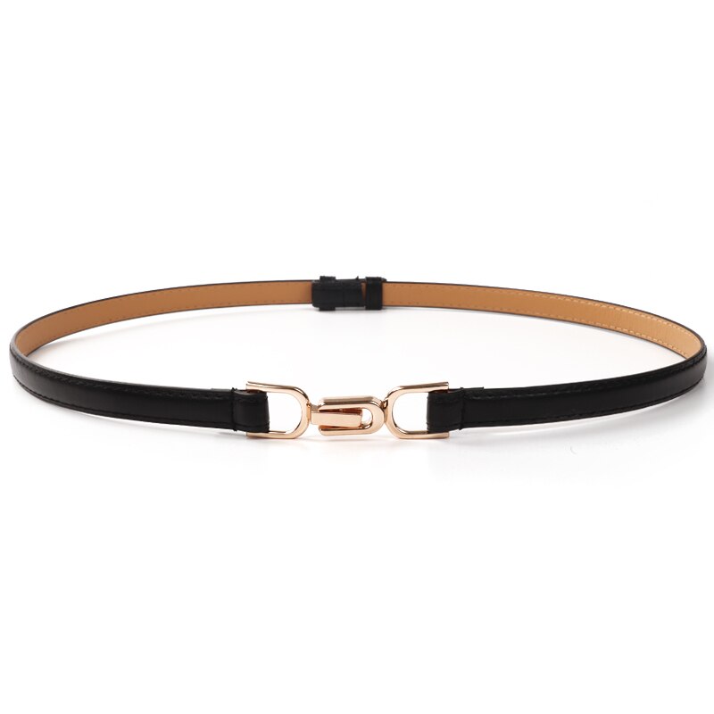 Cinturones ajustables de cuero PU a la novedosa para mujer, cinturón de corsé liso, vestido que combina con todo, , cinturones finos para , accesorios de abrigo