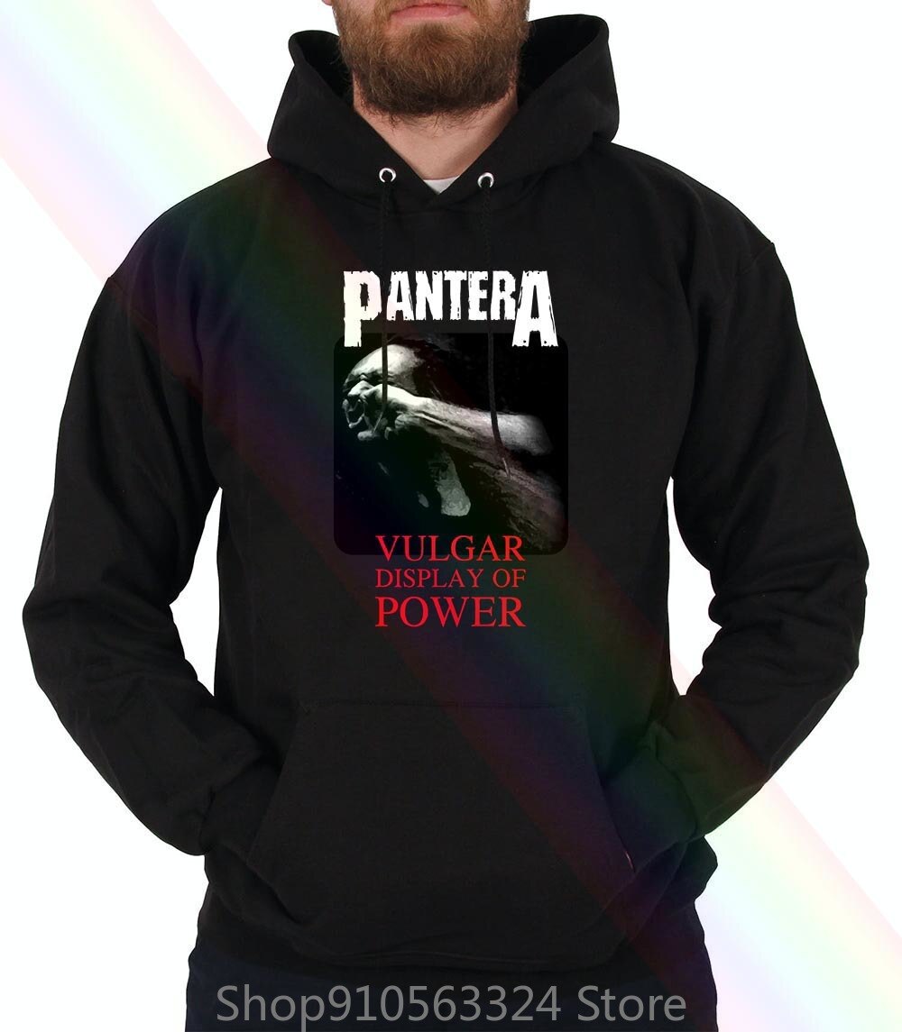Pantera Vulgar Display Of Power V3 Hoodie Sweatshirts Heavy Metal Black Xs.3Xl Women Men