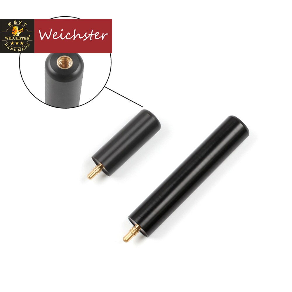 Snooker Kø Lange Teleskopiske Forlængere Mini Stykker 4 Modeller et Sæt - Aluminium: Mini 6 tommer -8cm
