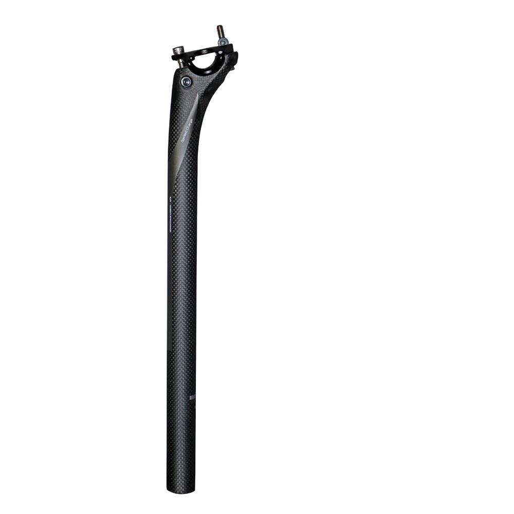 Tija de sillín 3k de 25MM, tubo de asiento de fibra de carbono, especial, /27,2/30,8x31,6/350mm, para bicicleta de montaña o carretera, novedad de 400