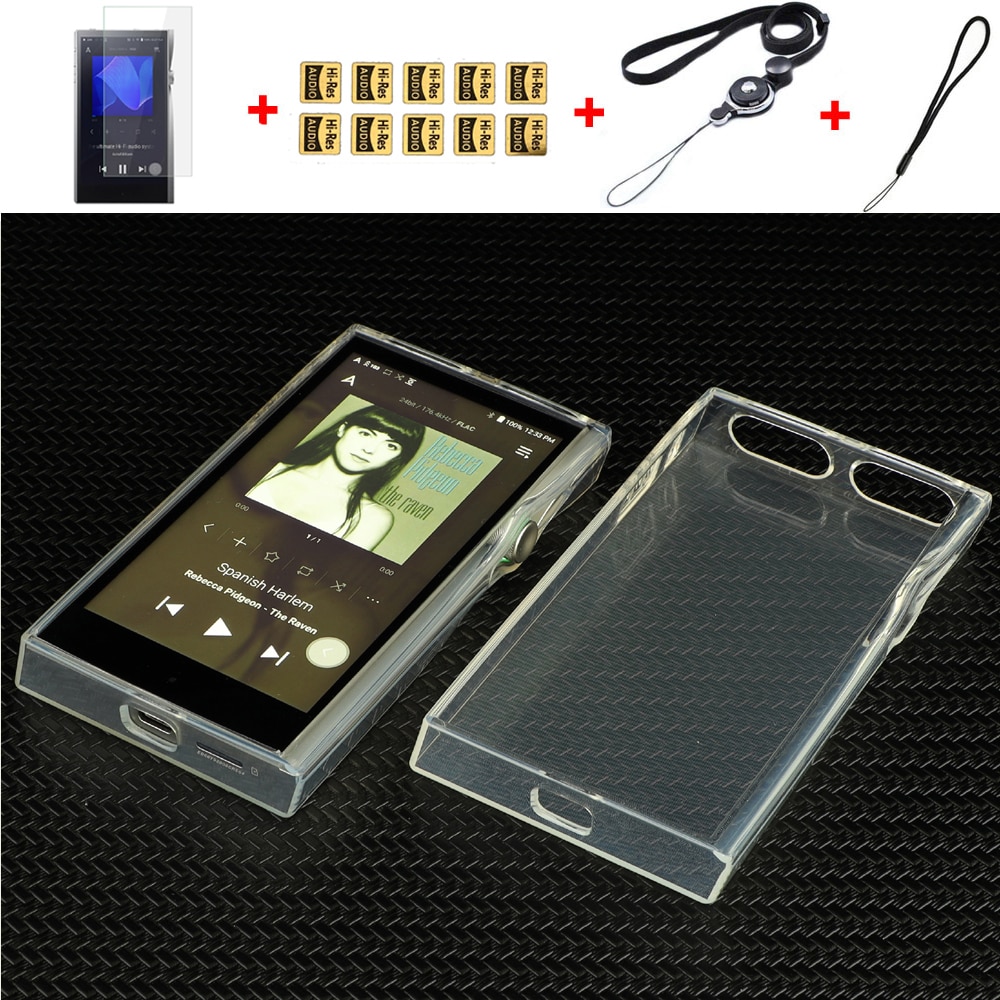 Soft Crystal Clear Tpu Skin Case Cover Voor Iriver Astell &amp; Kern Een &amp; Futura SE200 Met Zachte Pet Screen protector