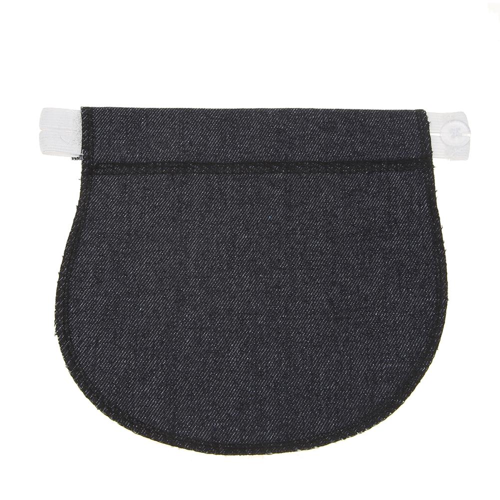 1 Pcs Vrouwen Verstelbare Elastische Moederschap Zwangerschap Tailleband Riem Taille Extender Kleding Broek Voor Zwangere Veiligheid Moederschap: Navy Blue	