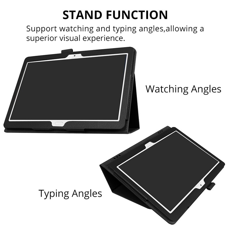 Hoesje voor huawei mediapad  m3 lite 10 bah -w09 bah -al00 ultradunne flip stand pu leren hoes voor huawei  m3 lite 10.1 tablet funda