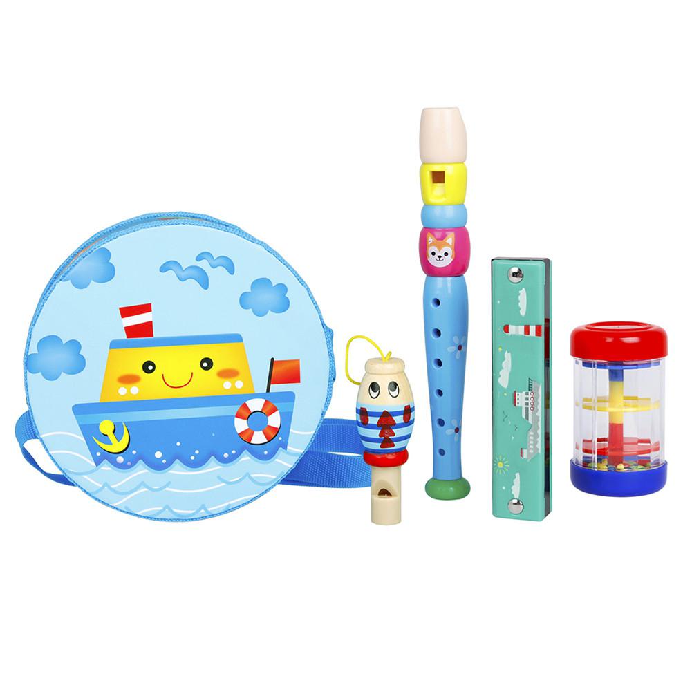 8-Piece Set Musical Instruments Early Education Enlightenment Instrument Hands Sensing Practice Children Musical Set