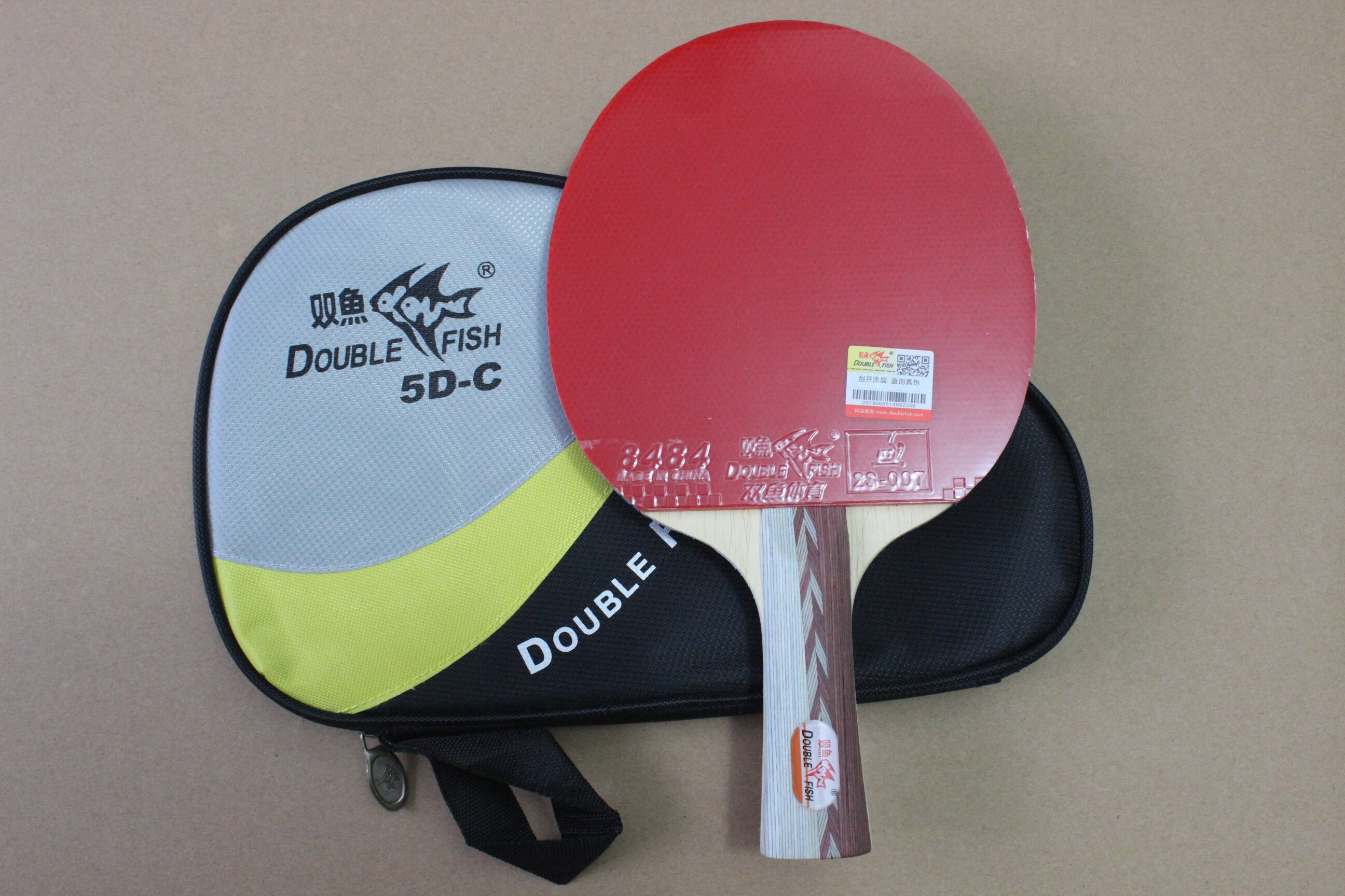 original double fish D Series Table tennis rackets . finished product Table tennis racquet