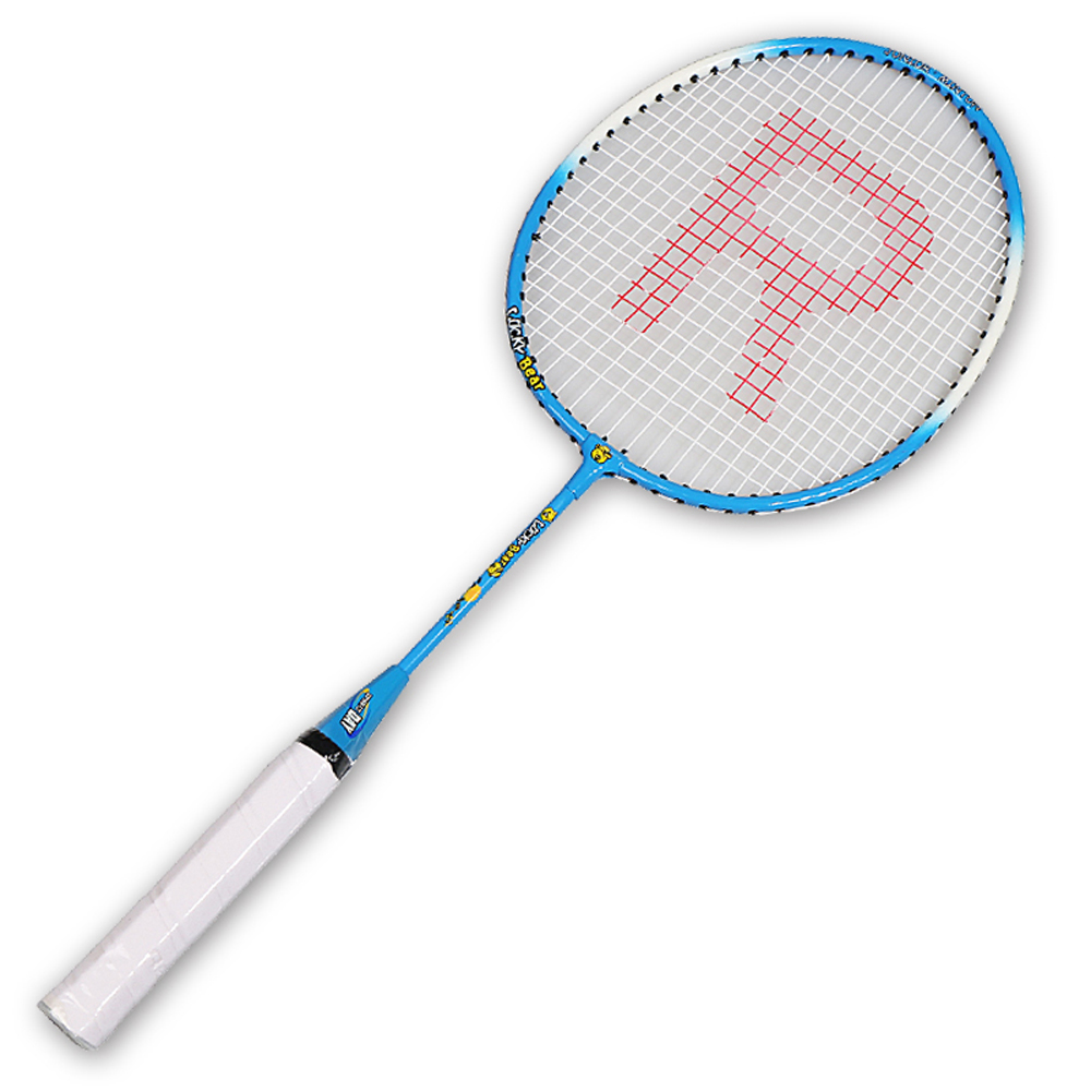 2pcs Kids Badminton Rackets Rustproof Ferroalloy Cartoon Racket Compact Children's Badminton Training Rackets