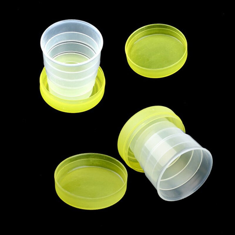 Folding Portable Collapsible Telescopic Plastic Cups Camping Hiking Bottle Supplies DO2