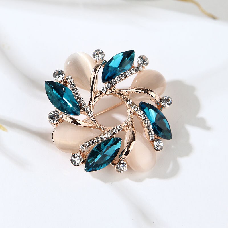 Smuk bauhinia broche nål kjole spænde nål smykker brocher sølv zink legering nåle 4.5 x 4.5cm