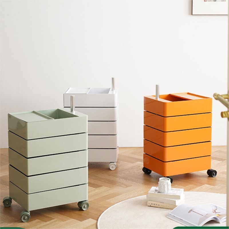 Rotating Storage Cabinet Movable Bedside Table Ins Side Cabinet Minimalist Nordic Storage Cabinet Cosmetic Storage Cabinet
