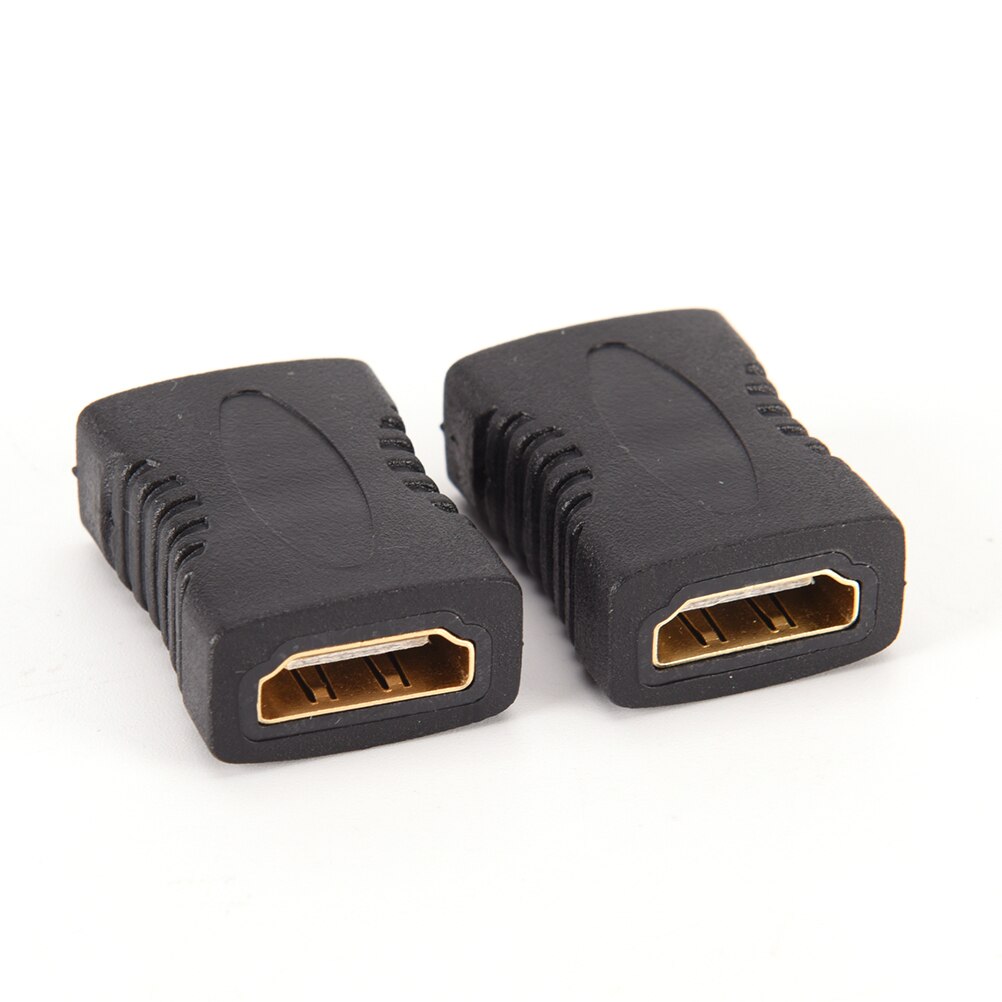 2 piezas HDMI hembra a hembra acoplador extensor adaptador conector F/F para HDTV HD 1080 P