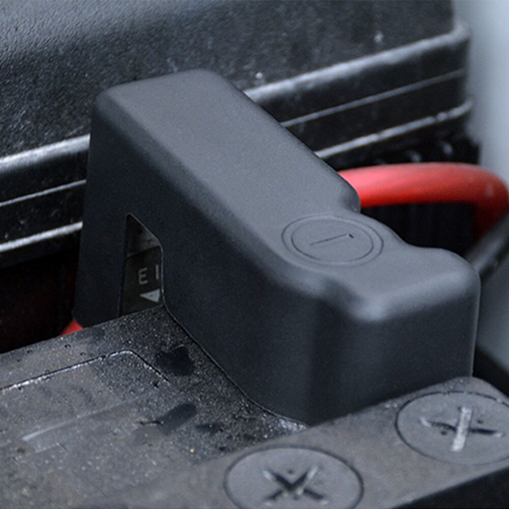 1 Uds cubierta protectora de batería de coche tapa protectora negativa de batería ABS para Toyota Land Cruiser 200 FJ 200