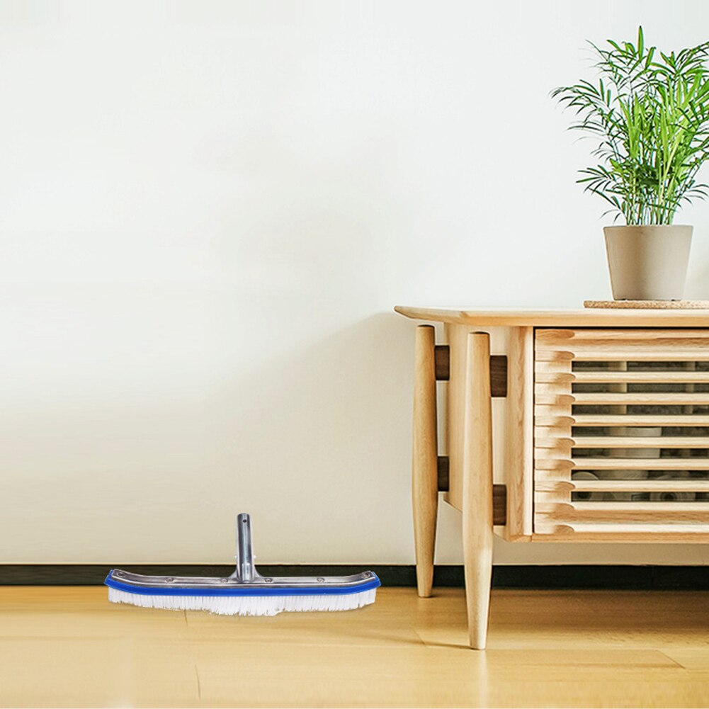 Swimming Pool Brush Nylon Bristles Suction Cleaner Floating Objects Cleaning Tool with Handle