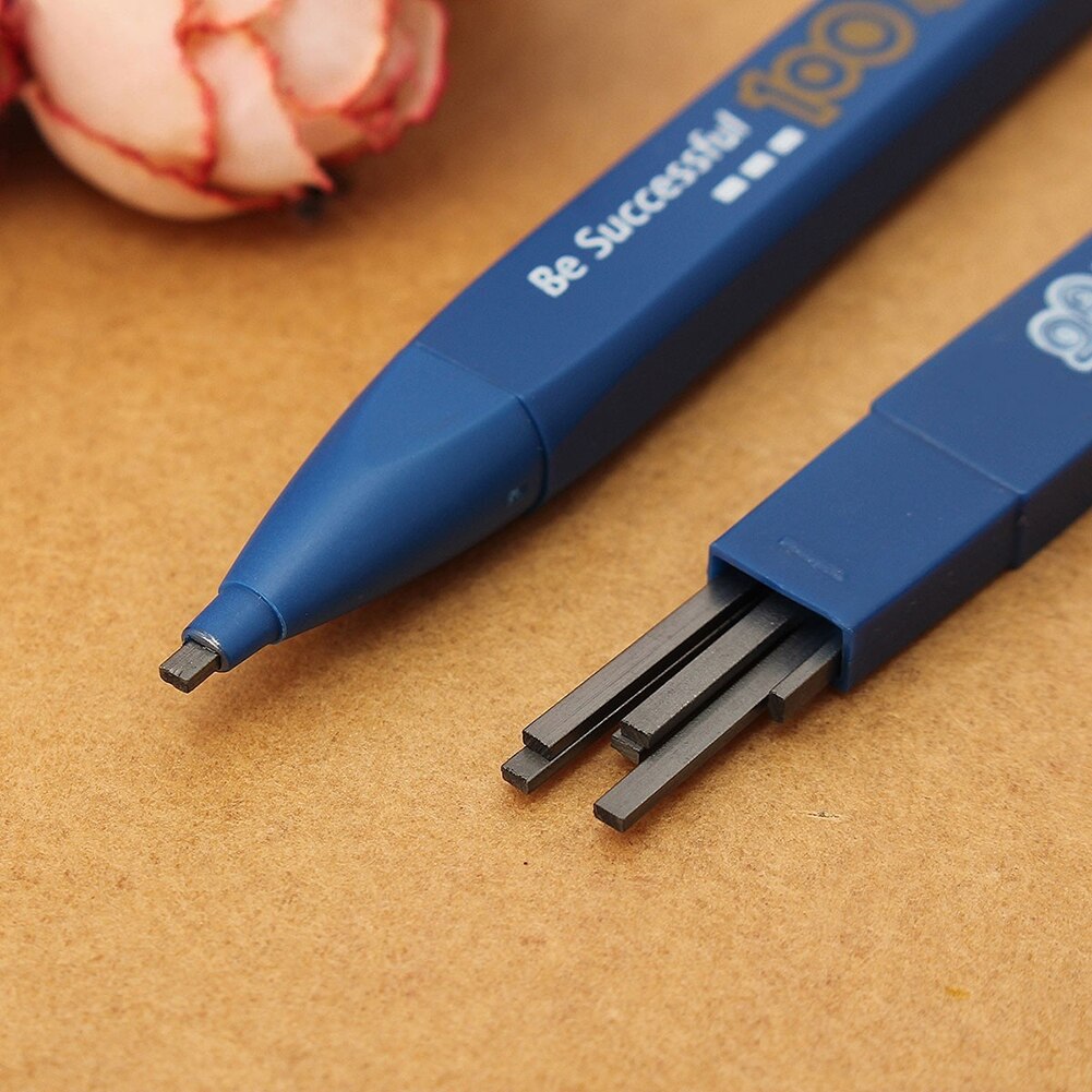 Student 2B Holder Exam Mechanical Pencil Drawing Painting with 6Pcs Set Office Supplies Easily Identify