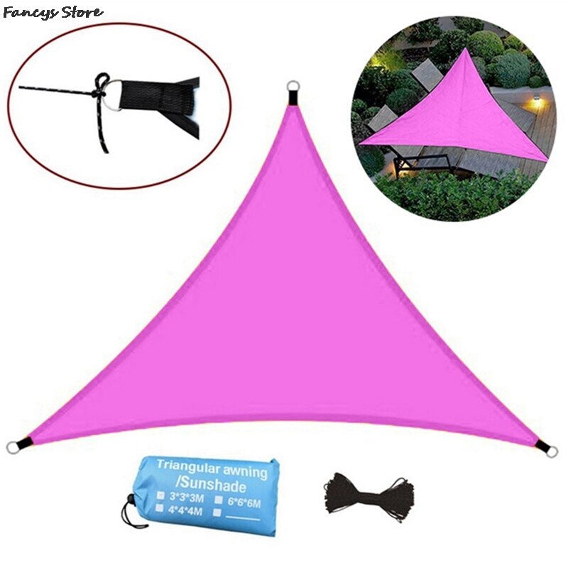 3M Triangle Sun Shade Sail Canopy For Block Sun Shelter For Outdoor Facility Activities Backyard Awning Swimming Pool Villa: PK