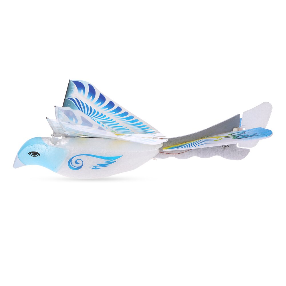 TECHBOY 9808 RC Bird with 2.4GHz Remote Controller Authentic E-Bird Butterfly Flying Bird RC Toys: Blue