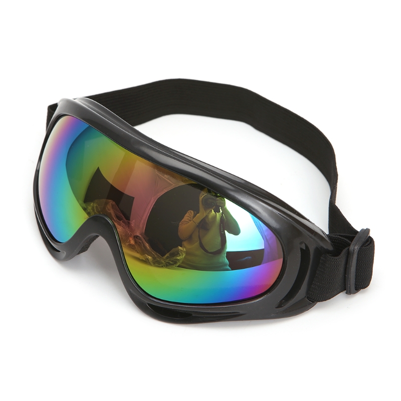 Outdoor Safety Glasses Goggles Windbreak Sandproof Eye Protector Skiing Eyewear: Colorful