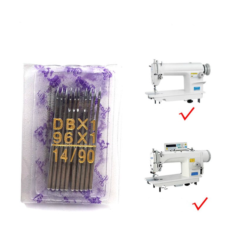 10 stuks naainaalden dbx 1 geschikt voor alle merken industriële lockstitch naaimachines singer 9#11#12# 14#16#18# diverse modellen