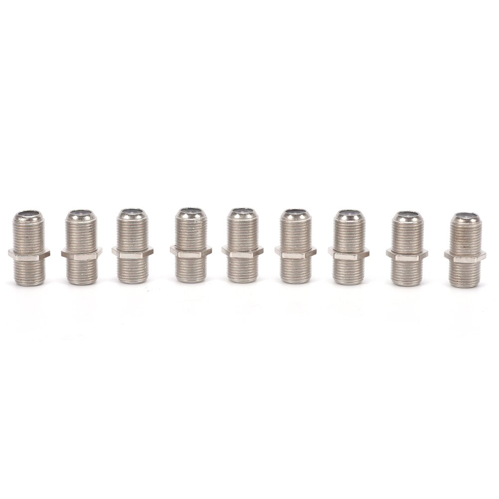 10 Pack F Type Koppeling Adapter Connector Female F/F Jack RG6 Coax Coax Kabel /1 stuks Sma Rf Coax Connector Plug