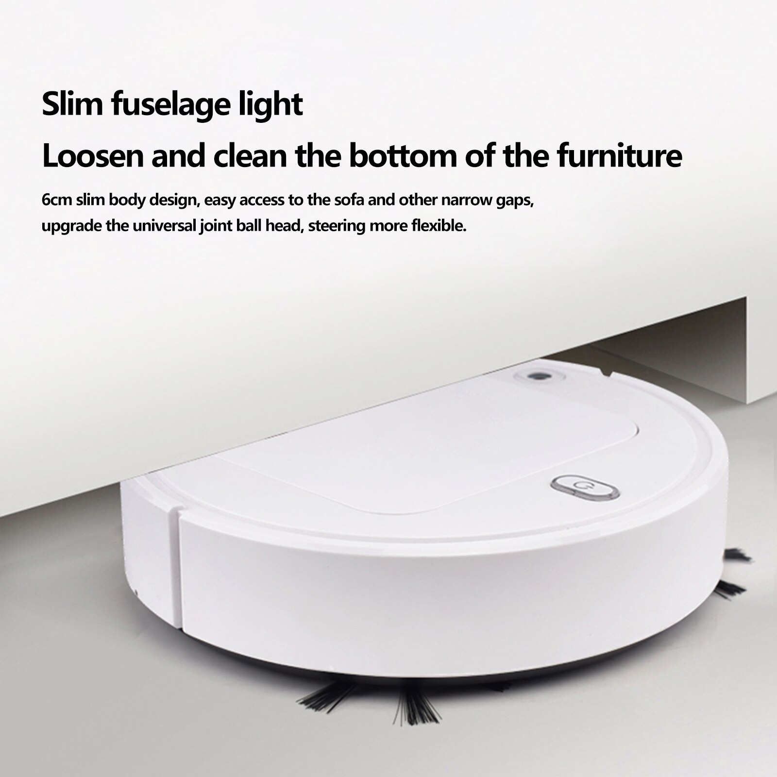 Robot Vacuum Cleaner,Automatic Smart Sweeping Cleaning Robot Sweeper for Pet hair Anti Collision Automatic Recharge Cleaner