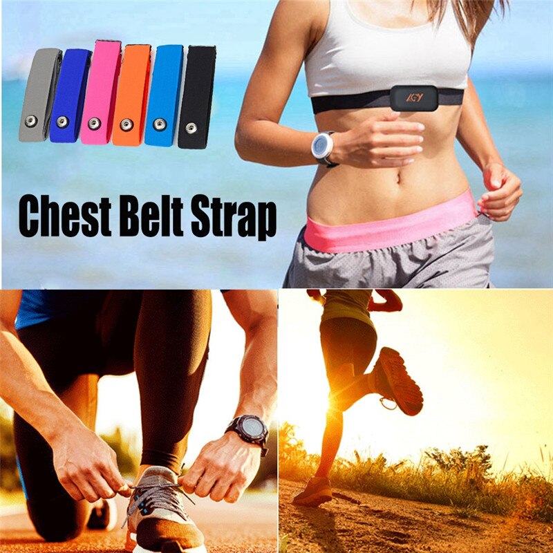 Elastische bevestigingsband sport hartslagmeter verstelbare borstband fitnessapparatuur