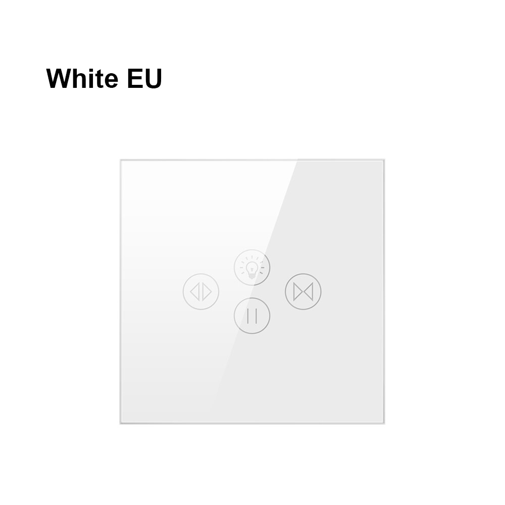 AVATTO – interrupteur de rideau lumineux WiFi Tuya, pour moteur électrique, volet roulant/stores, domotique intelligente, fonctionne pour Alexa,Google Home: EU White CLS01