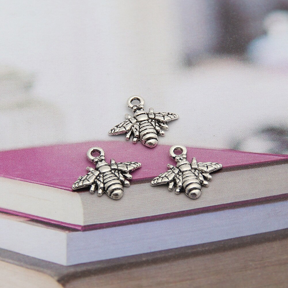 Mini pingente de colmeia de abelha, pingente de prata, colmeia de abelha, acessórios artesanais de diy, a3450, 200 peças
