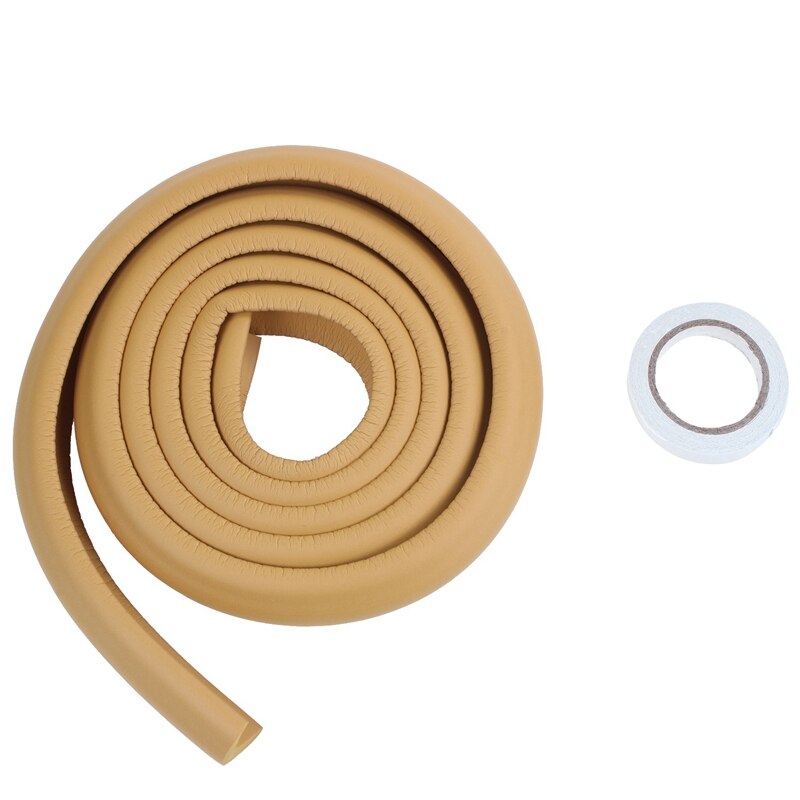 2 stuks 2m kinderbeschermingsstrips voor op de tafel, babyveiligheidsproducten, glazen rand voor meubels, horror crash bar hoek, schuimbumper, kleur