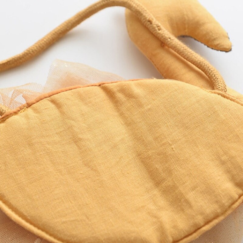 Girls Plush Backpacks Children Coin Purse Wallet Kids Girl Handbag Kid Shoulder Bag 3D Swan Baby Small Lace Bags