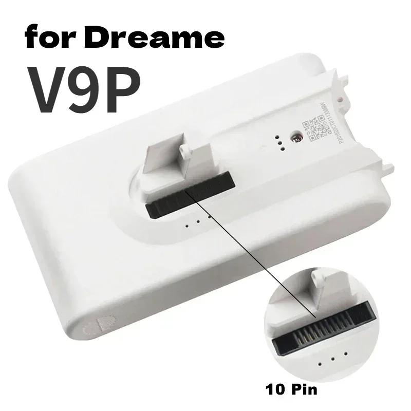 Wymienny odkurzacz 5000 mAh - zapasowa bateria robić akumulatora litowo-jonowego Xiaomi Dreame V8, V9, V10, V10zawodowiec, VVN3, VVN4, VVN5, XR: Złota