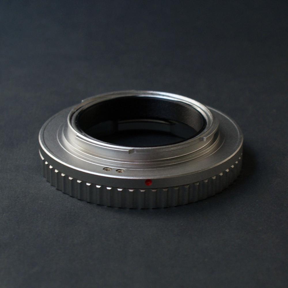 Silver Macro Focusing Adapter For Leica M Lens to Sony E Mount Camera NEX-5T A7