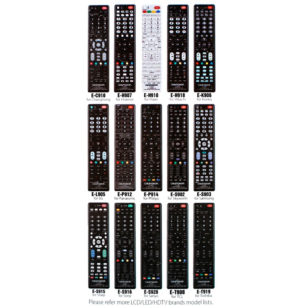 Chunghop For Samsung LCD LED HDTV Remote Control On E-S903 Controller