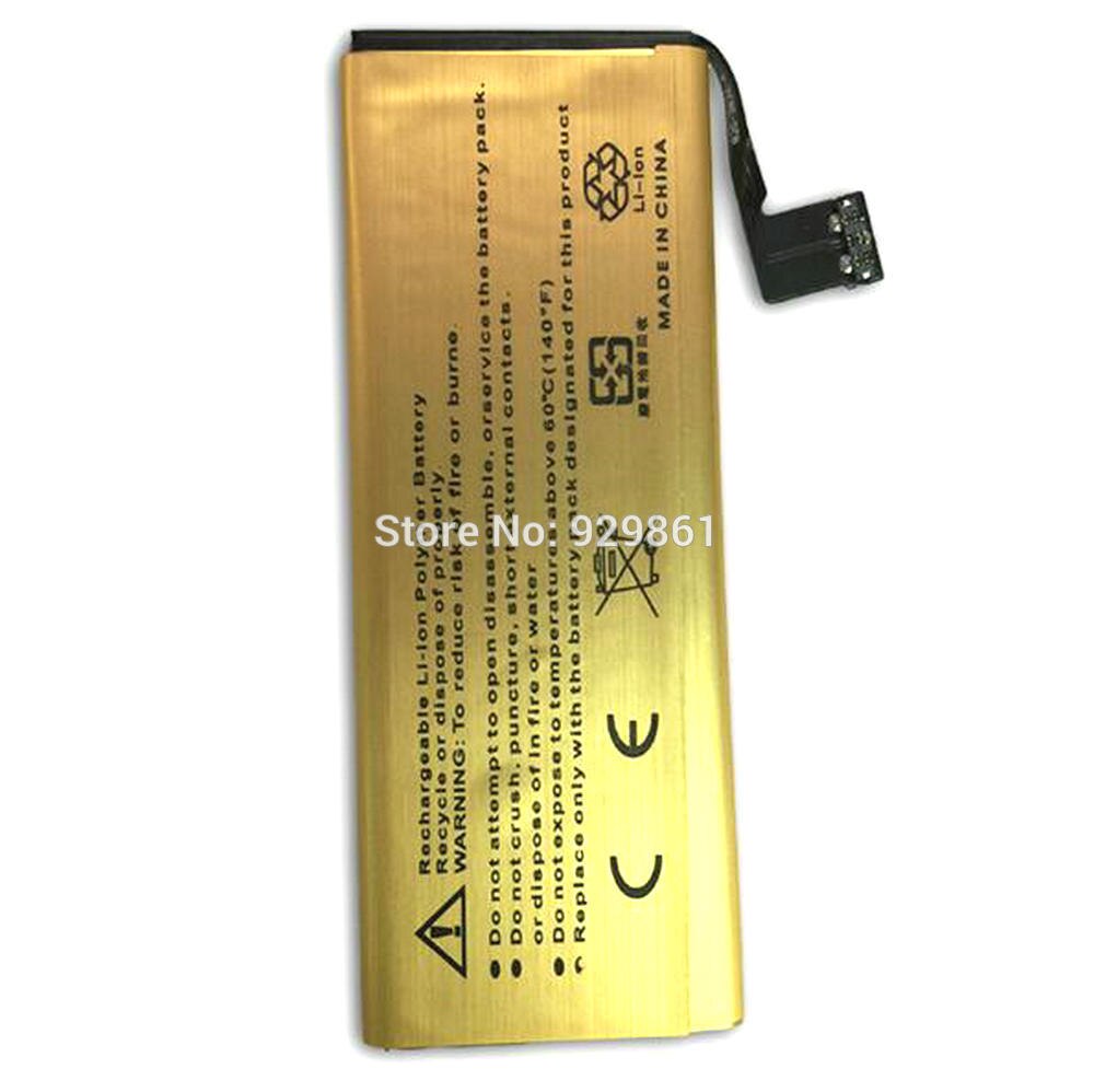 1 pçs 3.8v 2680mah li-ion bateria + chave de fenda ferramentas para apple iphone 5S celular + número de rastreamento