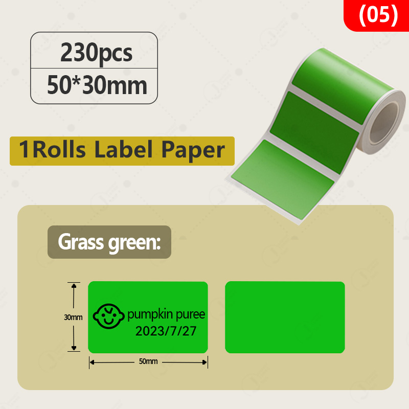 Niimbot B1 B21 Vriezer Label Papier Sticker Rollen Kleurrijk voor Keuken Koelkast Gebruik Bestand tegen lage temperaturen Waterdicht -18 °: Roze