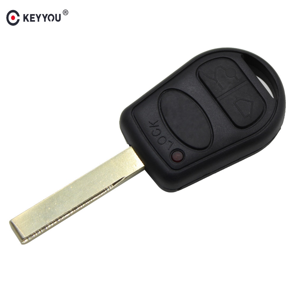 Keyyou 3 Button Key Fob Case Shell Ongecensureerd Blade Voor Land Rover Range Rover L322 Hse Vogue Sport