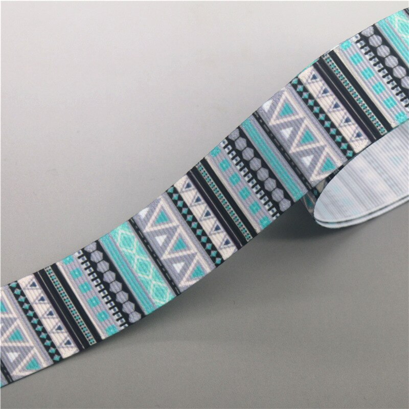 DHK-Cinta de grogrén impresa personalizada, Material para decoración de sombreros, manualidades de costura, DIY, 50 yardas
