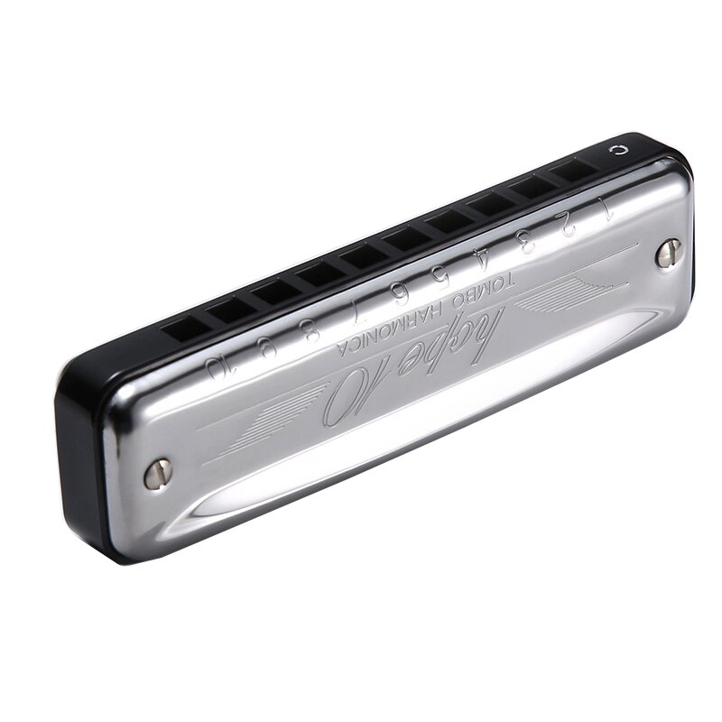 Tombo Harmonica Hope 10 Diatonic 10 Holes Blues Harp Mouth Organ ABS Key C Harmonica Musical Instruments Brass Japan Tombo 6610