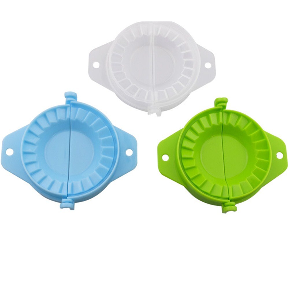 1 stk håndpress kjøkken dumplings manuell klype dumpling klips artefakt matkvalitet topp jiaozi maker enhet enkel plastform