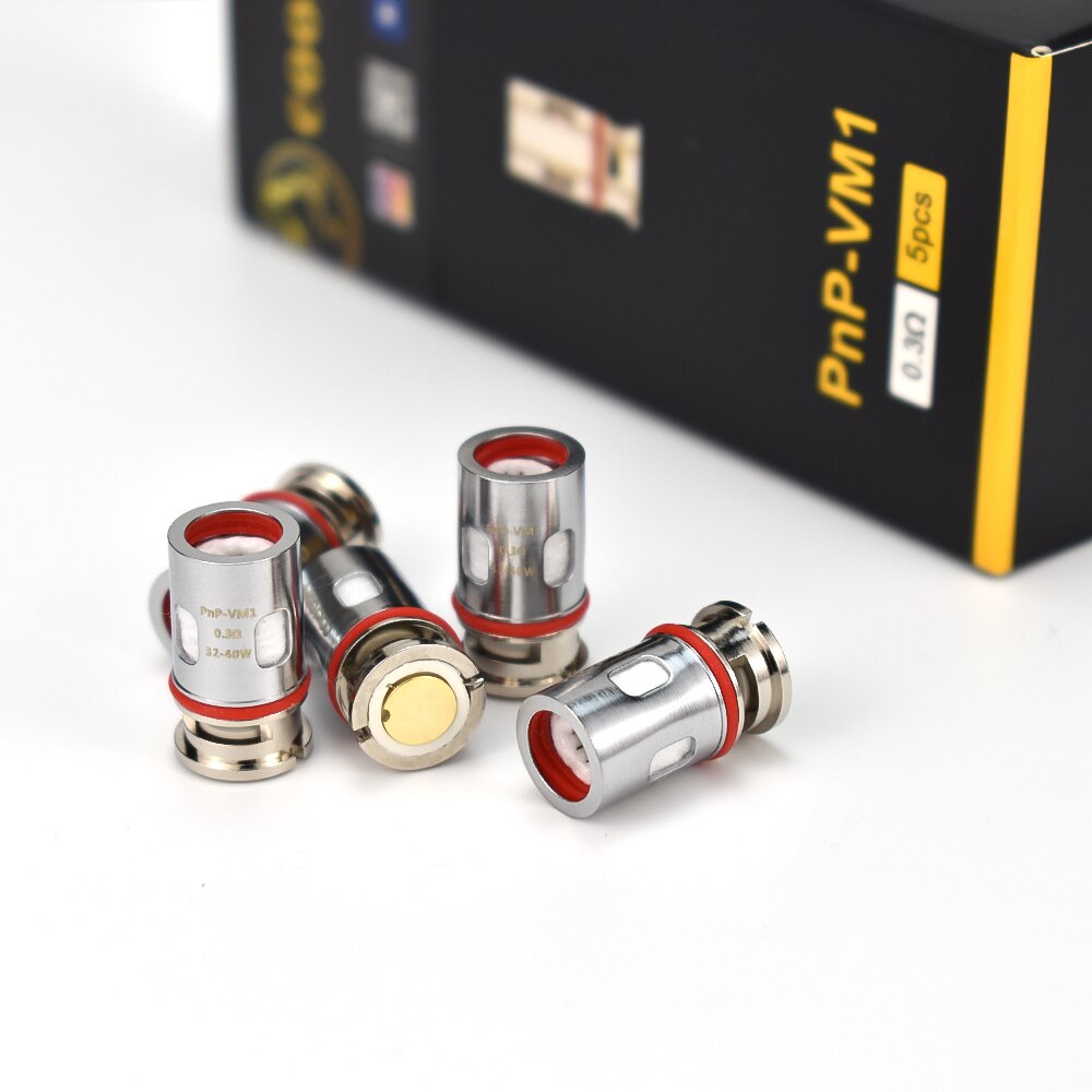 Replacement PnP Coils 0.3ohm PnP-VM1/0.15ohm VM6 Mesh Coil Compatible for Drag X/Drag S/Drag Mini/VINCI X/VINCI Mod Pod Kit