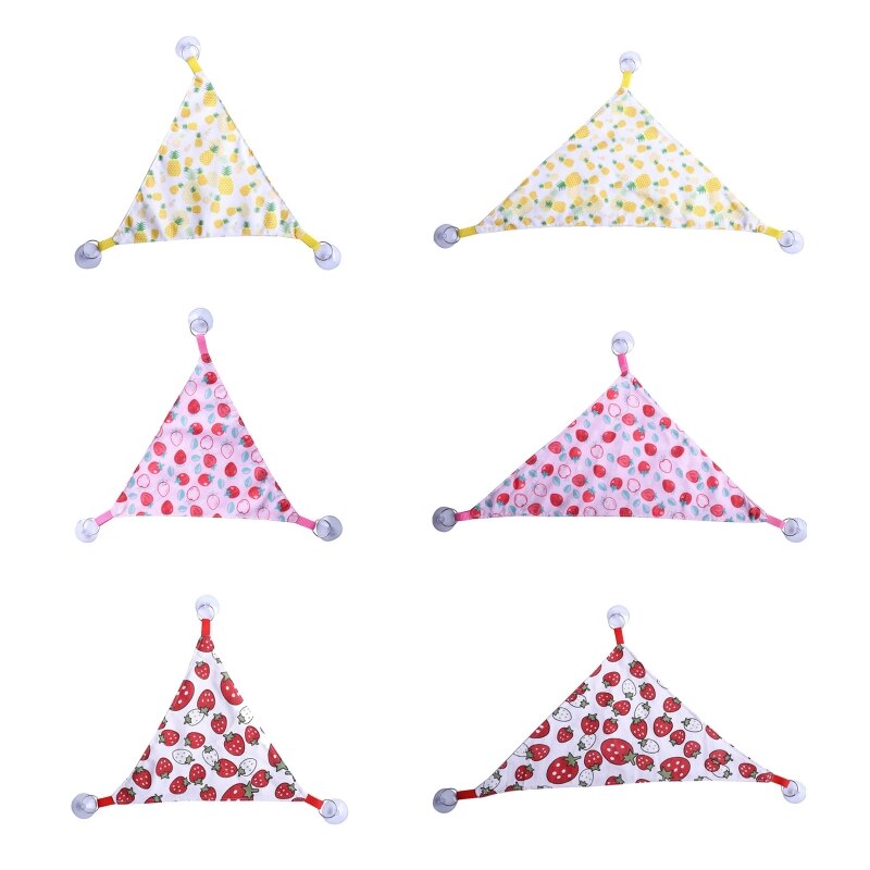 Reptile Hammocks Lizard Hammock Bearded Dragon Triangular Hanging Net Hammock Lounger Accessories