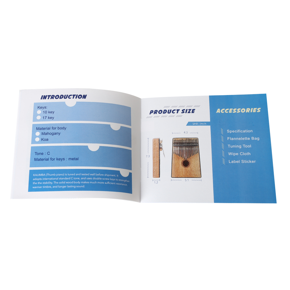 Thumb Piano Tekst Leren Boek Gids Muziek Liefhebbers Spelen Instrument Kalimba Vel Accessoires Voor Kinderen Beginners: Default Title