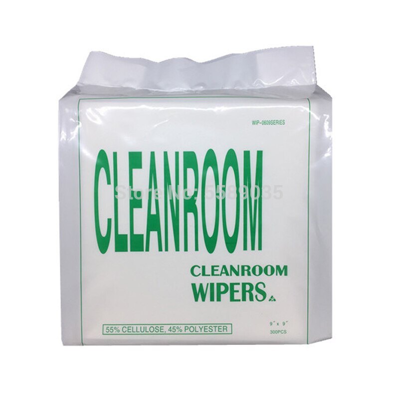 1 Pack Stofvrij Doek 6x6in 9x9in Niet-geweven Schoonmaakdoekjes Supply Voor Inkjet Printer Stofvrij doek 300 Stks/pak: 6x6 in