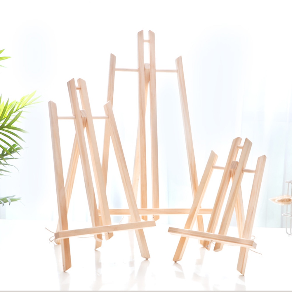 Verstelbare Mini Houten Kunst Ezel Stand Draagbare Hoek Tafelblad Schildersezel Display Stand Art Supplies Voor Studenten Volwassenen
