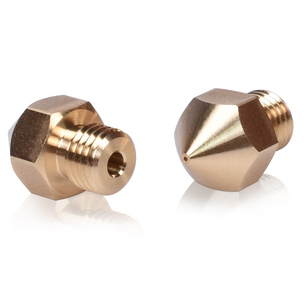 Boquilla de latón CR-10S Pro m6, piezas de impresora 3D de rosca para filamento hotend de 1,75 MM, j-head cr10S PRO, bloque de calor Creality ender3 hotend