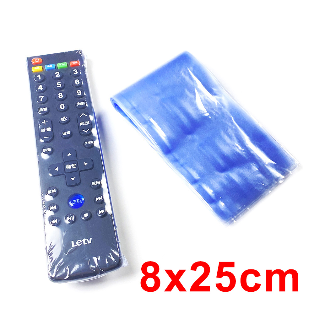 10/20PCS Transparent Shrink Film Bag Anti-dust Protective Case Cover for TV air conditioner remote Control shrink plastic sheets: Yellow